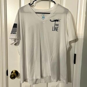 Nine Line Apparel Women's White T-Shirt Men’s Size XL